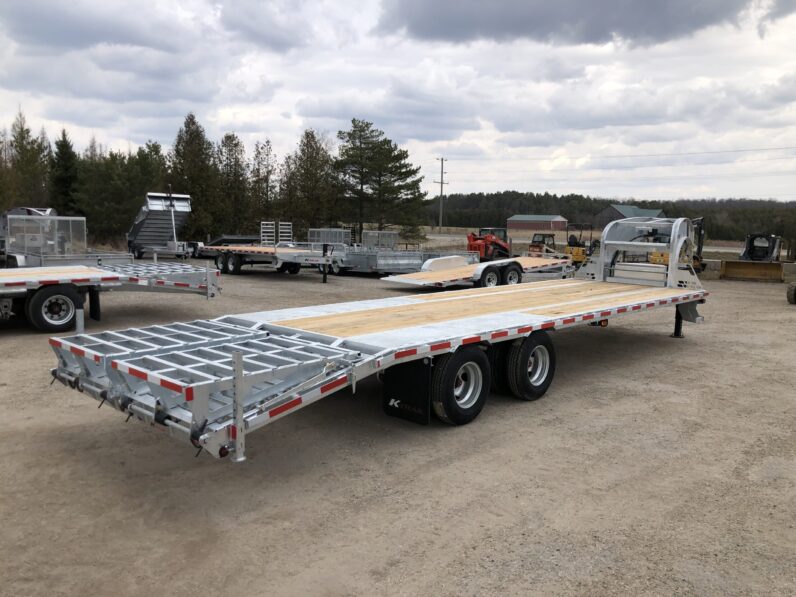 
								2025 K-Trail 25+5ft Beavertail Gooseneck Flatbed 28,075lbs full									