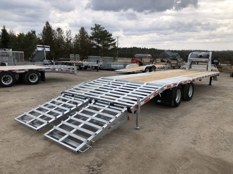 
								2025 K-Trail 25+5ft Beavertail Gooseneck Flatbed 28,075lbs full									