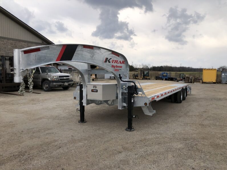 
								2025 K-Trail 25+5ft Beavertail Gooseneck Flatbed 28,075lbs full									