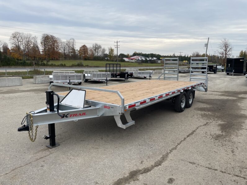 
								2025 K-Trail 102”x20+3ft Beavertail Deckover Flatbed 14,000lbs full									