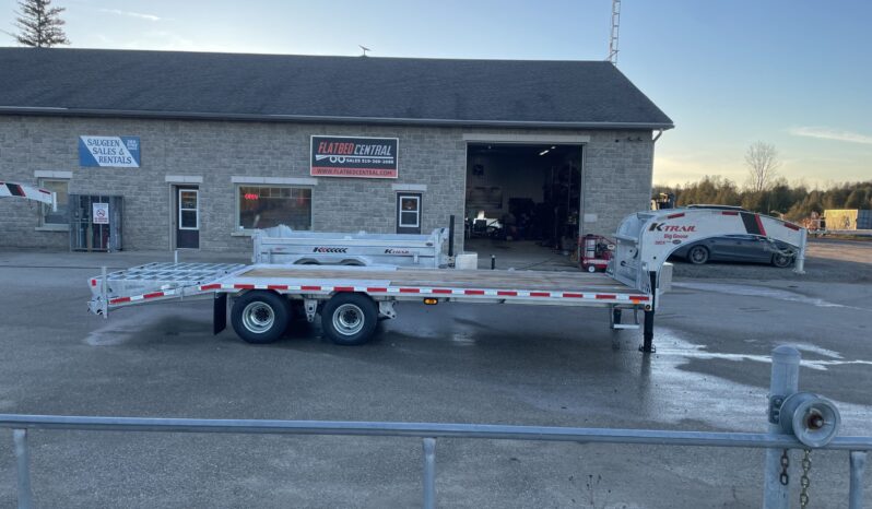 
								2025 K-Trail 20+5ft Beavertail Gooseneck Flatbed 28,075lbs full									