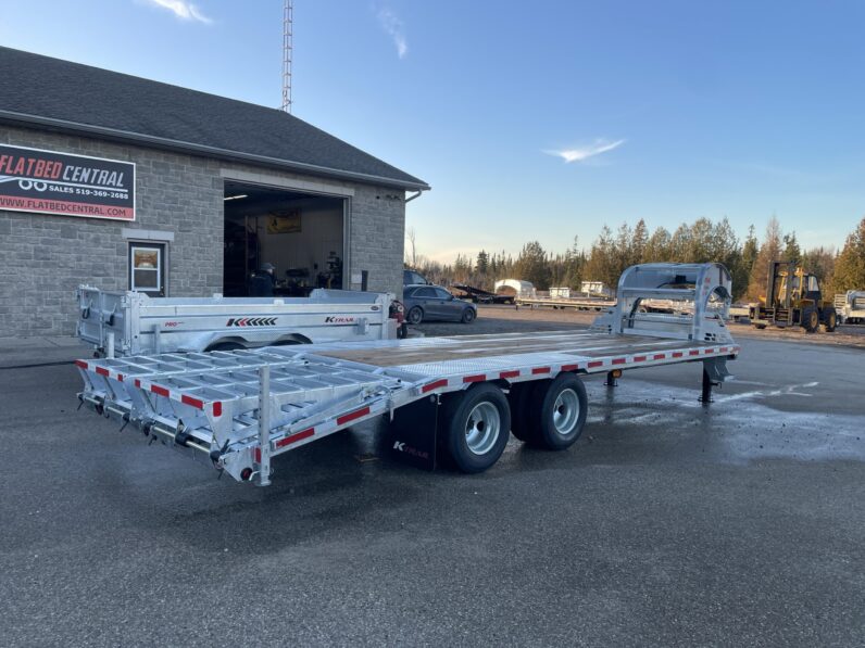 
								2025 K-Trail 20+5ft Beavertail Gooseneck Flatbed 28,075lbs full									