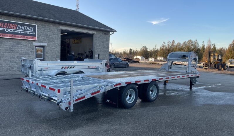
								2025 K-Trail 20+5ft Beavertail Gooseneck Flatbed 28,075lbs full									