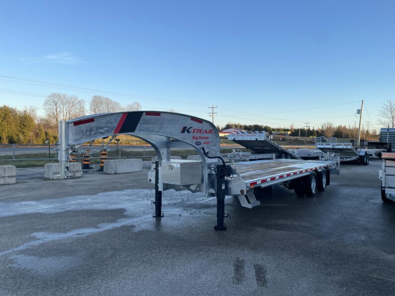 
								2025 K-Trail 20+5ft Beavertail Gooseneck Flatbed 28,075lbs full									