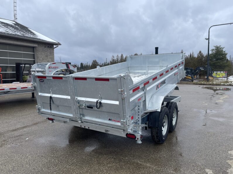 
								2025 K-Trail 82″x14ft Dump Trailer 14,000lbs full									