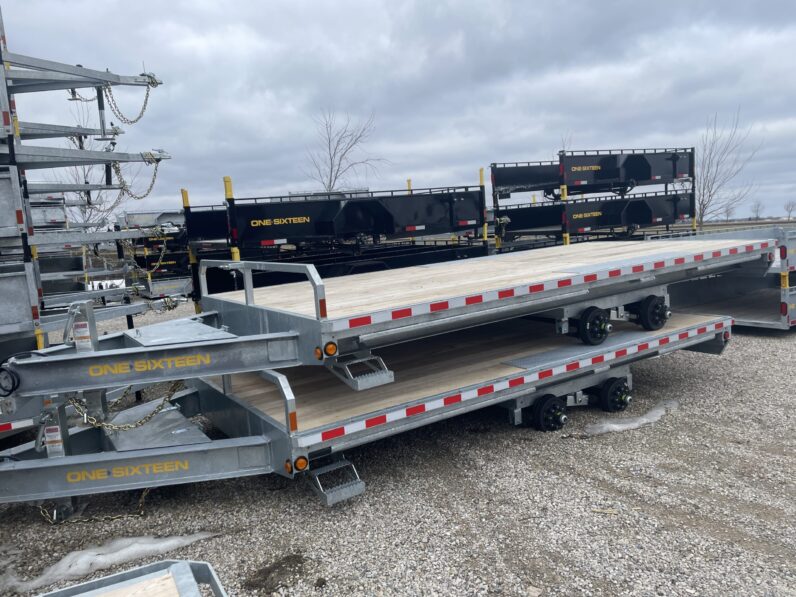 
								2024 One-Sixteen 102″ x 18ft Deckover Flatbed 9,990lbs full									