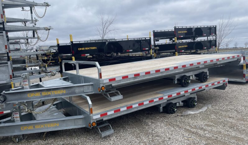 
								2024 One-Sixteen 102″ x 18ft Deckover Flatbed 9,990lbs full									