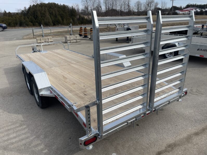 
								2025 One-Sixteen 82″x18+2ft Beavertail Equipment Trailer 14,000lbs full									