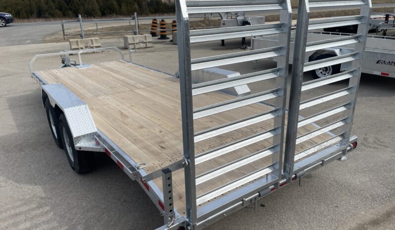 
								2025 One-Sixteen 82″x18+2ft Beavertail Equipment Trailer 14,000lbs full									