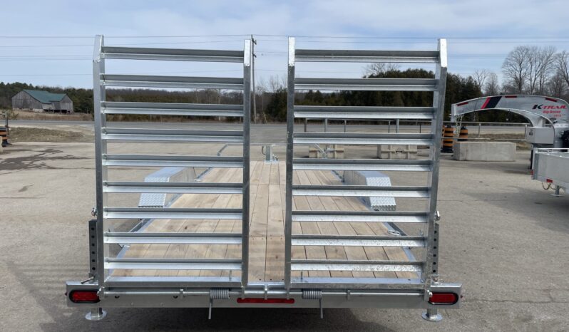 
								2025 One-Sixteen 82″x18+2ft Beavertail Equipment Trailer 14,000lbs full									