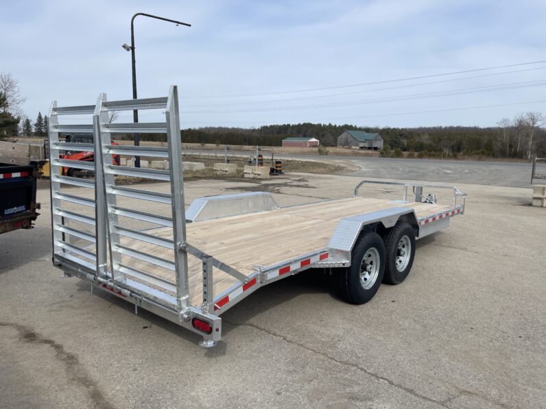 
								2025 One-Sixteen 82″x18+2ft Beavertail Equipment Trailer 14,000lbs full									