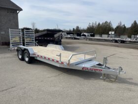 2025 One-Sixteen 82″x18+2ft Beavertail Equipment Trailer 14,000lbs