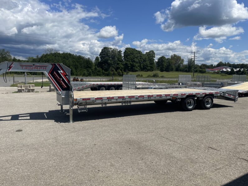 
								2025 Triumph 25+5ft Beavertail Gooseneck Flatbed 28,800lbs full									