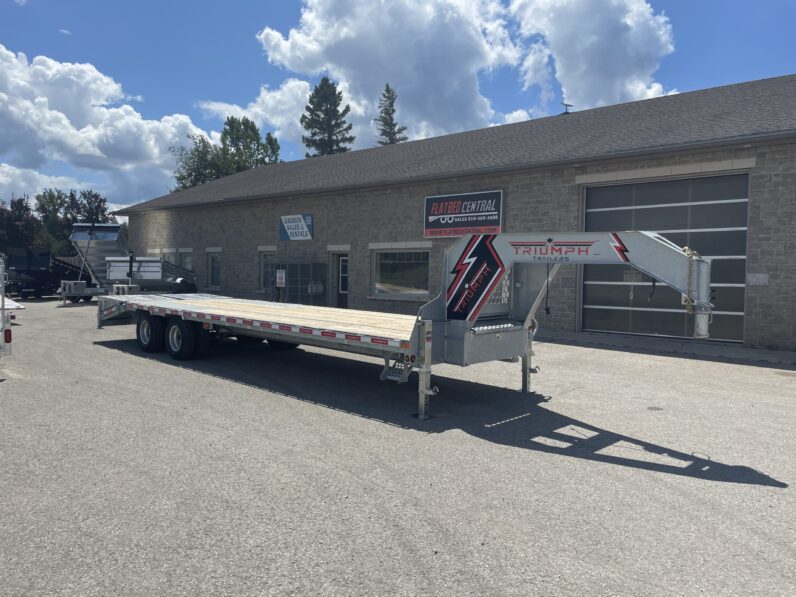 
								2025 Triumph 25+5ft Beavertail Gooseneck Flatbed 28,800lbs full									