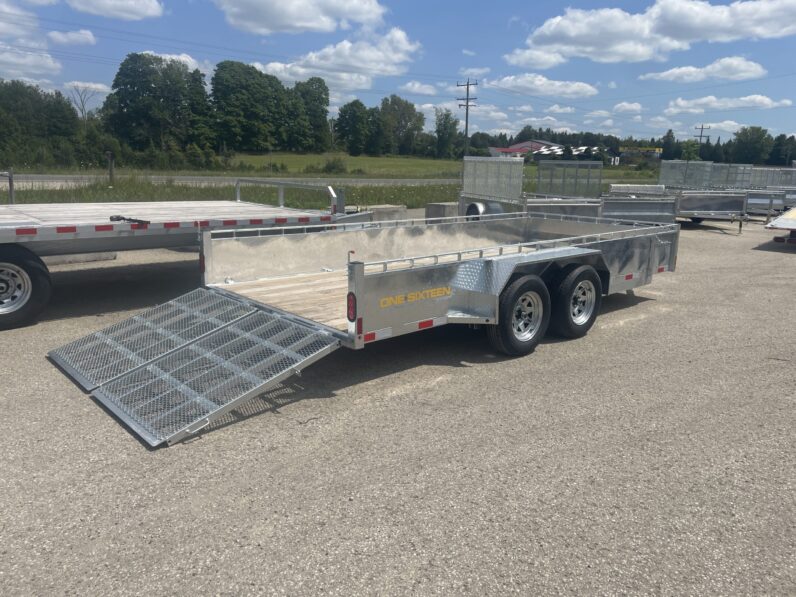 
								2025 One-Sixteen 80″ x 16ft Utility Trailer 7,000lbs full									