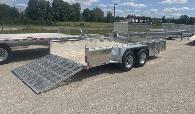 
								2025 One-Sixteen 80″ x 16ft Utility Trailer 7,000lbs full									