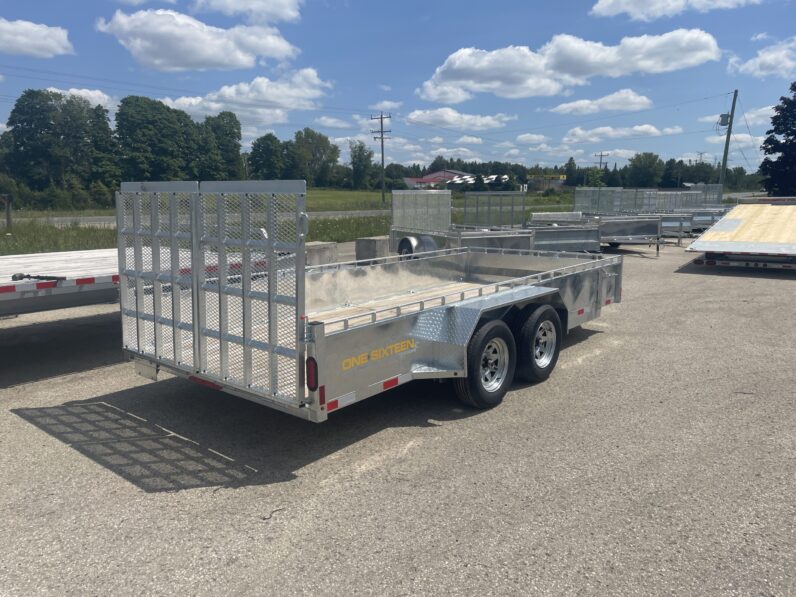 
								2025 One-Sixteen 80″ x 16ft Utility Trailer 7,000lbs full									