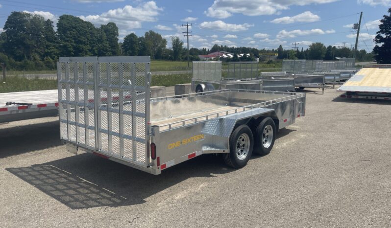 
								2025 One-Sixteen 80″ x 16ft Utility Trailer 7,000lbs full									