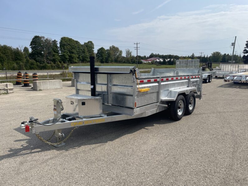 
								2025 One-Sixteen 82″ x 14ft Dump Trailer 14,000lbs full									