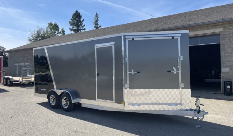 
								2025 Rocklyn 7×18+5ft V-Nose Enclosed Trailer 9,900lbs full									