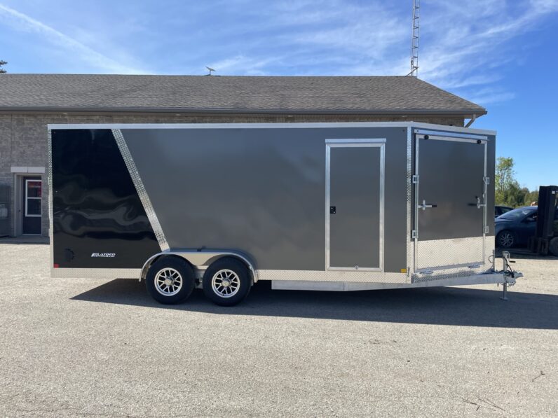 
								2025 Rocklyn 7×18+5ft V-Nose Enclosed Trailer 9,900lbs full									