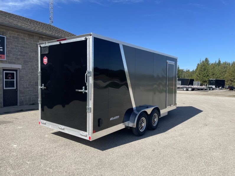 
								2025 Rocklyn 7×18+5ft V-Nose Enclosed Trailer 9,900lbs full									