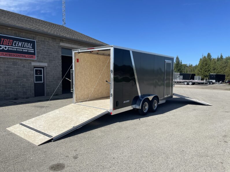 
								2025 Rocklyn 7×18+5ft V-Nose Enclosed Trailer 9,900lbs full									