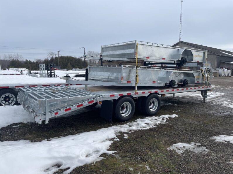 
								2025 One-Sixteen 20+5ft Beavertail Gooseneck Flatbed 28,800lbs full									