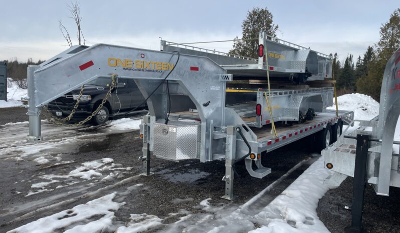 
								2025 One-Sixteen 20+5ft Beavertail Gooseneck Flatbed 28,800lbs full									