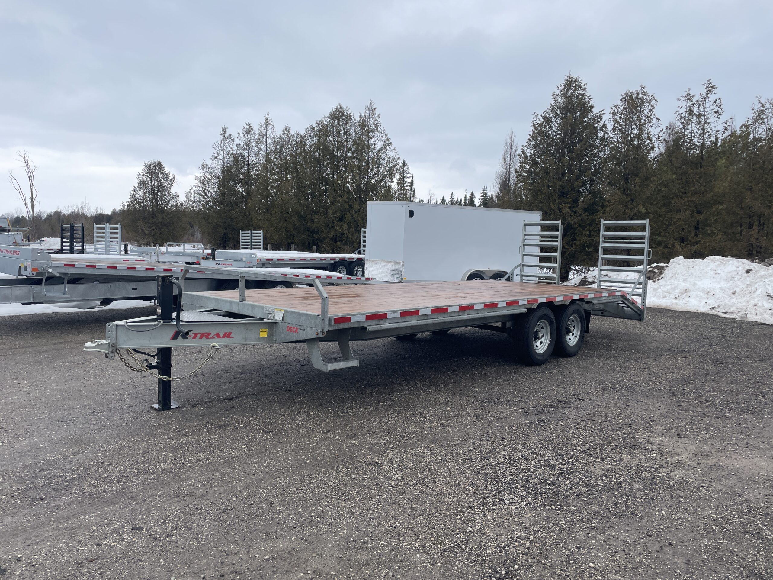 2024 K-Trail 102”x20+3ft Beavertail Deckover Flatbed 14,000lbs