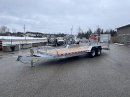 2025 One-Sixteen 82″x20+2ft Beavertail Car/Equipment Trailer 14,000lbs