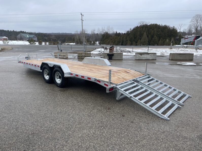 
								2025 One-Sixteen 82″x20+2ft Beavertail Car/Equipment Trailer 14,000lbs full									