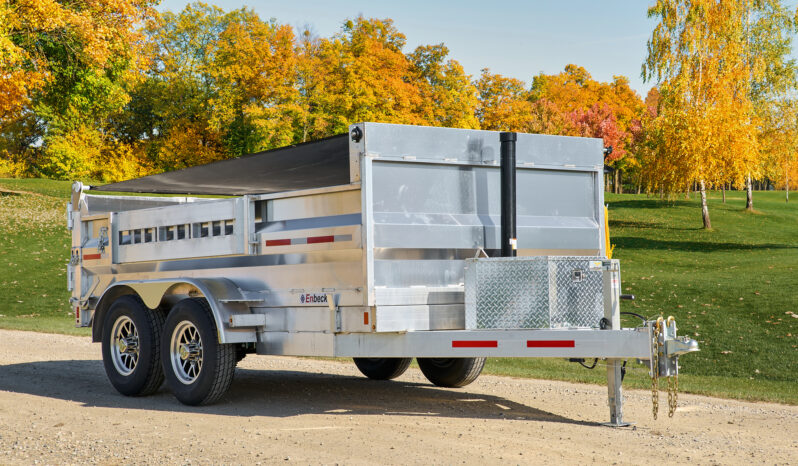 
								2025 Enbeck Aluminum 6x10ft Dump Trailer 9,900lbs full									