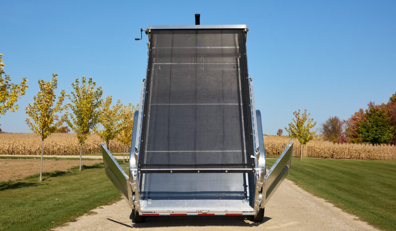 
								2025 Enbeck Aluminum 80″x12ft Dump Trailer 9,900lbs full									