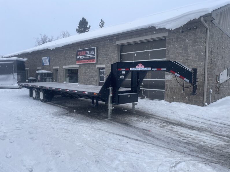 
								2020 Canada Trailers 30ft Gooseneck Flatbed 24,000lbs full									