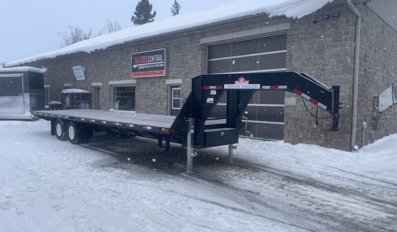 
								2020 Canada Trailers 30ft Gooseneck Flatbed 24,000lbs full									