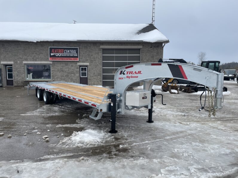 
								2025 K-Trail 25+5ft Beavertail Gooseneck Flatbed 35,250lbs full									