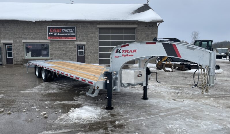 
								2025 K-Trail 25+5ft Beavertail Gooseneck Flatbed 35,250lbs full									