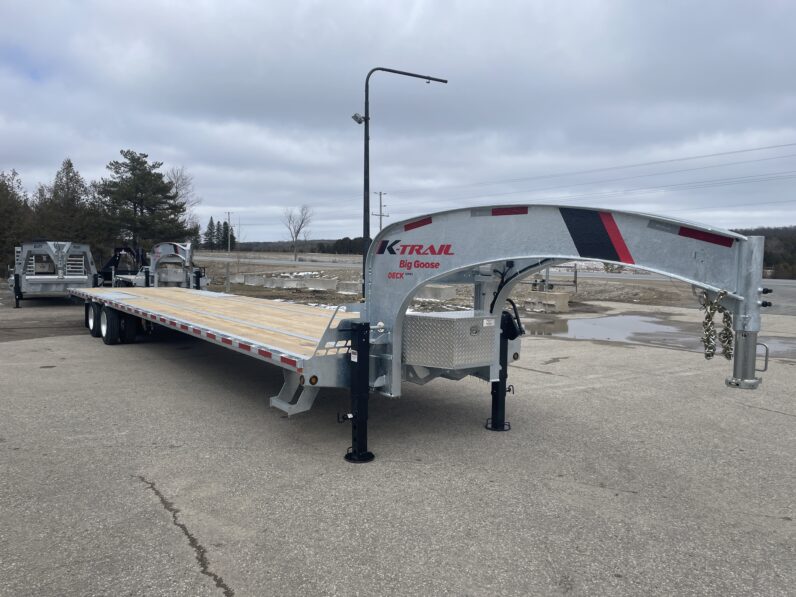 
								2025 K-Trail 40ft Straight Deck Gooseneck Flatbed 35,250lbs full									