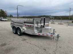 2025 Enbeck Aluminum 80″x12ft Dump Trailer 9,900lbs