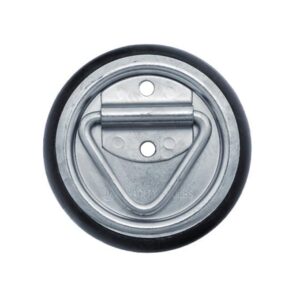 ZINC PLATED TIE-DOWN RING WITH 4'' PLASTIC BASE 1,2K