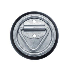 ZINC PLATED TIE-DOWN RING WITH 4'' PLASTIC BASE 1,2K