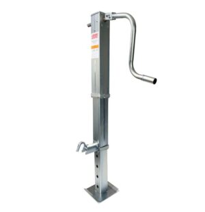 ADJUSTABLE ZINC PLATED JACK 12K HANDLE FRONTWIND WITH REINFORCED PLATE RAM - Image 2