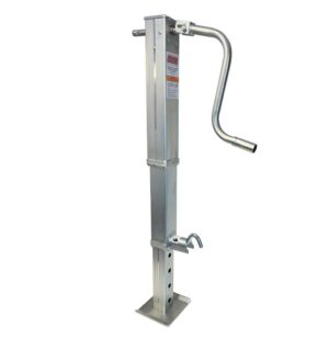 ADJUSTABLE ZINC PLATED JACK 12K HANDLE SIDEWIND - Image 2