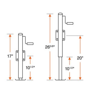 SWIVEL JACK 10'' 5K HANDLE SIDEWIND RAM - Image 3