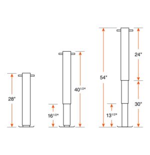 ADJUSTABLE ZINC PLATED JACK 12K HANDLE SIDEWIND - Image 3
