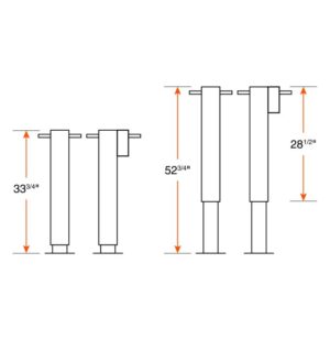 SEMI TRAILER LANDING GEAR 50K WITH HARDWARE AND CROSS BAR INCLUDED RAM - Image 3