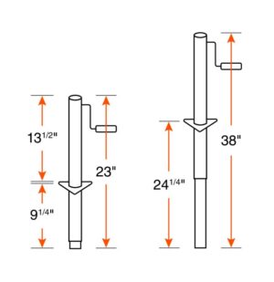A-FRAME ZINC PLATED JACK 2K HANDLE SIDEWIND DOG HOUSE RAM - Image 3