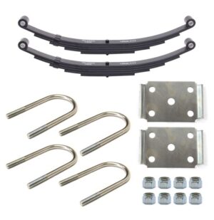 25 1/4" x 1 3/4" M.H. 6K 5L double eye spring kit for 3" tube with hardware