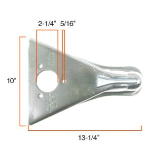 ZINC A-FRAME COUPLER 2'' 5K RAM - Image 2